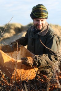 Collecting sea buckthorn berry juice - a wonderfully messy business!